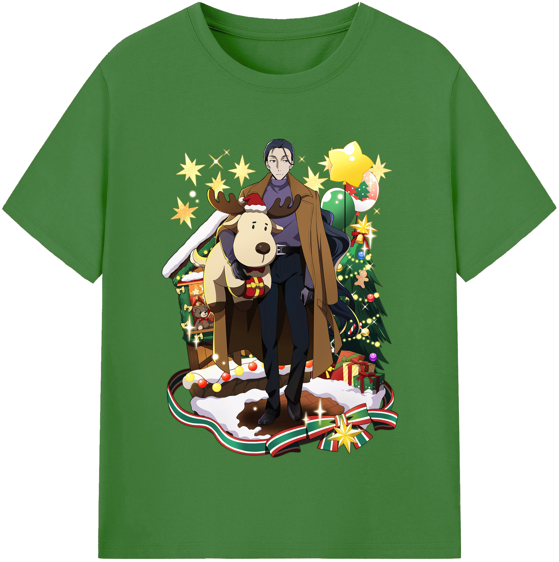 （画像用） 文豪ストレイドッグス Bungo Stray Dogs レディースカジュアルプリントTシャツ（綿100％）